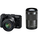 【中古】キヤノン Canon EOS M3 ダブルズームキット ブラック