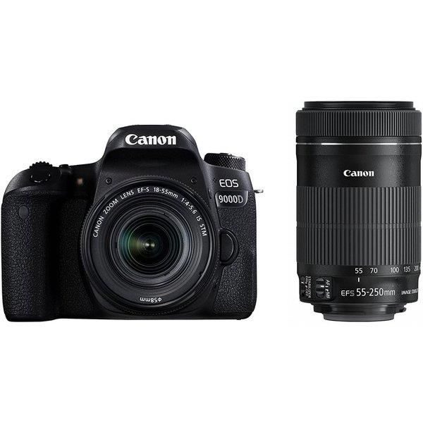 【5/9~5/16限定!最大4,000円OFF&5/10, 5/15限定で最大P3倍】【中古】キヤノン Canon EOS 9000D ダブルズームキット