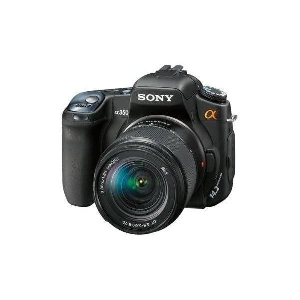 【中古】ソニー SONY デジタル一眼レフ α350 レンズキット DT 18-70mm F3.5-5.6付属 DSLR-A350K