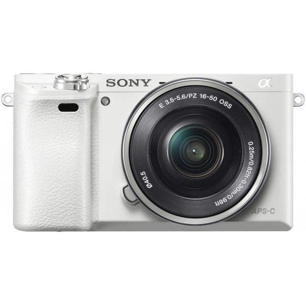 【中古】ソニー SONY α6000 パワーズームレンズキット E PZ 16-50mm F3.5-5.6 OSS ホワイト ILCE-6000L W