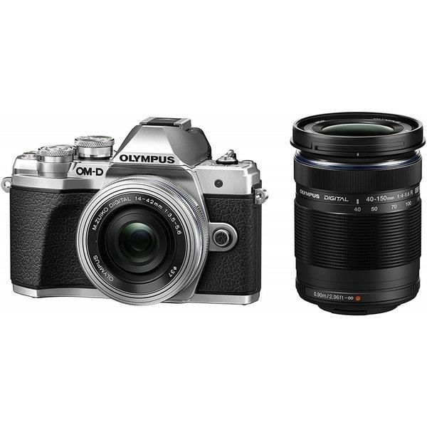 【中古】オリンパス OLYMPUS OM-D E-M10 MarkIII EZダブルズームキット シルバー