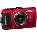 【中古】オリンパス OLYMPUS デジタルカメラ STYLUS TG-4 Tough レッド 1600万画素CMOS F2.0 15m 防水 100kgf耐荷重 GPS+電子コンパス&内蔵Wi-Fi TG-4 RED(2)