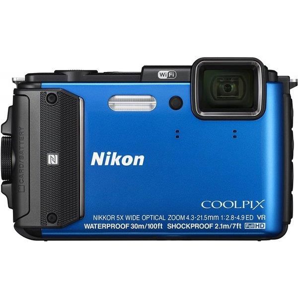 【中古】ニコン Nikon デジタルカメラ COOLPIX AW130 ブルー