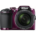 【4/24~4/27限定 最大4,000円OFF 4/25限定で最大P3倍】【中古】ニコン Nikon デジタルカメラ COOLPIX B500 光学40倍ズーム 1602万画素 単三電池 プラム B500PU