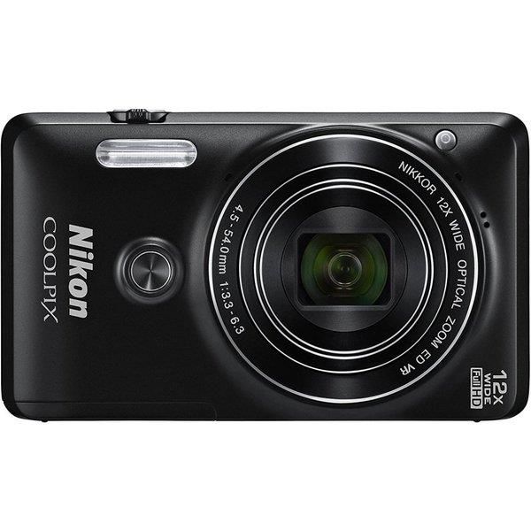 【中古】ニコン Nikon デジタルカメラ COOLPIX S6900 12倍ズーム 1602万画素 リッチブラック S6900BK