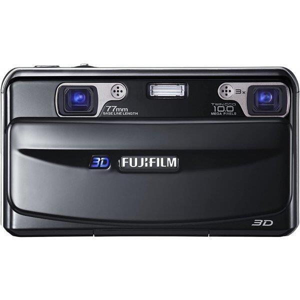 【中古】フジフィルム FUJIFILM 3Dカメラ FinePix REAL ブラック F FX-3D W1