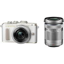 【4/24~4/27限定 最大4,000円OFF 4/25限定で最大P3倍】【中古】オリンパス OLYMPUS ミラーレス一眼 E-PL8 ダブルズームキット ホワイト