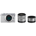 【中古】キヤノン Canon EOS M100 ダブルレンズキット ホワイト EOSM100WH-WLK