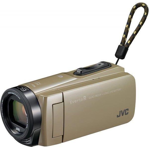 【5/23~5/27限定 最大4,000円OFF 5/25限定で最大P3倍】【中古】JVCケンウッド ビデオカメラ Everio R 防水 防塵 Wi-Fi 64GB サンドベージュ GZ-RX670-C