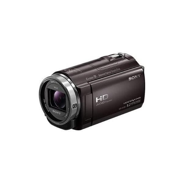 【中古】ソニー SONY ビデオカメラ Handycam CX535 内蔵メモリ32GB ボルドーブラウン HDR-CX535/T