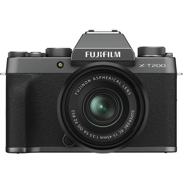 【5/9~5/16限定 最大4,000円OFF 5/10, 5/15限定で最大P3倍】【中古】フジフィルム FUJIFILM X-T200レンズキット ダークシルバー X-T200LK-DS