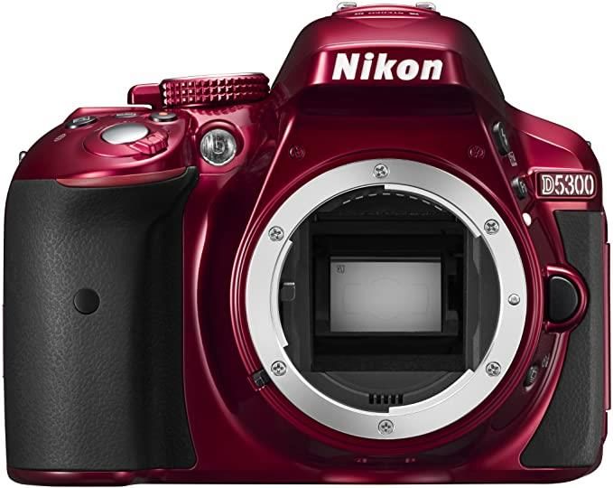 【中古】ニコン Nikon D5300 レッド 2400万画素 3.2型液晶 D5300 RED