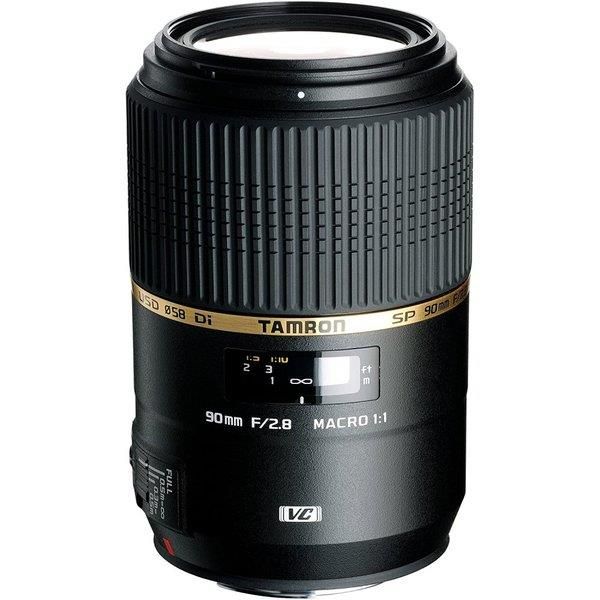 【中古】タムロン TAMRON 単焦点マクロレンズ SP 90mm F2.8 Di MACRO 1:1 VC USD ニコン用 フルサイズ対応 F004N