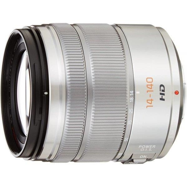 【中古】パナソニック Panasonic 標準ズームレンズ マイクロフォーサーズ用 ルミックス G VARIO 14-140mm/F3.5-5.6 ASPH./POWER O.I.S. シルバー H-FS14140-S