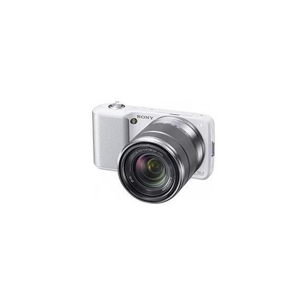 【中古】ソニー SONY デジタル一眼α NEX-3 ズームレンズキット ホワイト NEX-3K/W