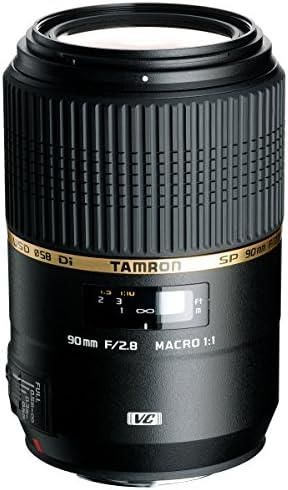 【中古】TAMRON 単焦点マクロレンズ SP 90mm F2.8 Di MACRO 1:1 VC USD ニコン用 フルサイズ対応 F004N