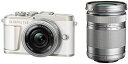 【5/9~5/16限定 最大4,000円OFF 5/10, 5/15限定で最大P3倍】【中古】OLYMPUS ミラーレス一眼カメラ PEN E-PL10 EZダブルズームキット ホワイト