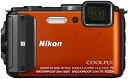 【中古】Nikon デジタルカメラ COOLPIX AW130 オレンジ