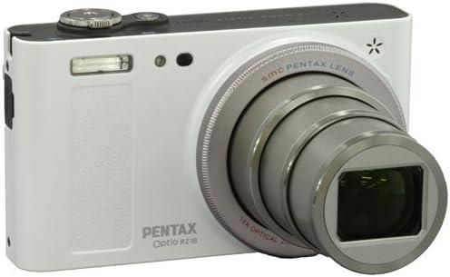 【中古】PENTAX デジタルカメラ Optio RZ18(パールホワイト)1600万画素 25mm 光学18倍 小型軽量 OPTIORZ18WH