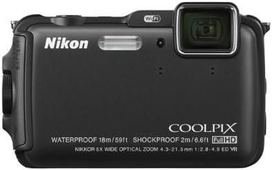 【中古】Nikon デジタルカメラ AW120 防水 1600万画素 クールブラック AW120BK