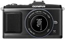 【中古】OLYMPUS マイクロ一眼 PEN E-P2 プレミアムキット ブラック E-P2プレミアムキット-BLK