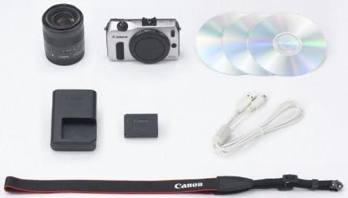 【中古】Canon ミラーレス一眼カメラ EOS M レンズキット EF-M18-55mm F3.5-5.6 IS STM付属 シルバー EOSMSL-18-55ISSTMLK