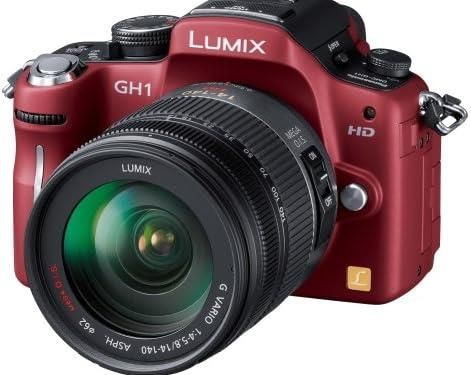 【中古】パナソニック デジタル一眼カメラ LUMIX GH1 レンズキットコンフォートレッド DMC-GH1K-R