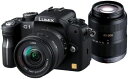 【5/1限定!全品P3倍】【中古】パナソニック デジタル一眼カメラ LUMIX (ルミックス) G1 Wレンズキット コンフォートブラック DMC-G1W-K