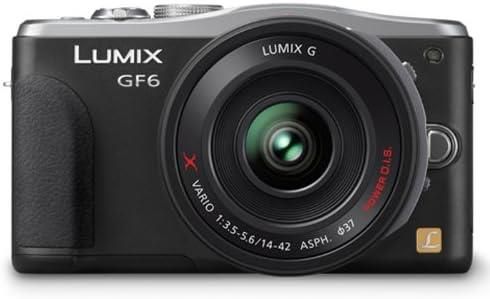 【中古】パナソニック ルミックス ミラーレス一眼カメラ ルミックス GF6 レンズキット 電動標準ズームレンズ付属 ブラック DMC-GF6X-K