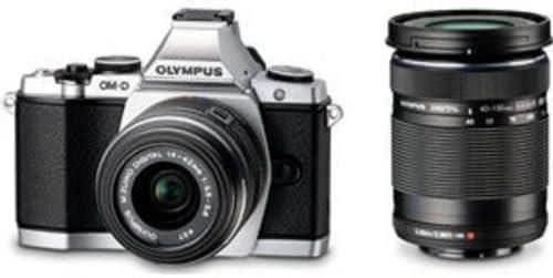 【中古】OLYMPUS ミラーレス一眼 OM-D E-M5 ダブルズームキット シルバー 1605万画素 防塵 防滴 OM-D E-M5 DZKIT SLV