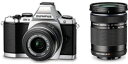 【中古】OLYMPUS ミラーレス一眼 OM-D E-M5 ダブルズームキット シルバー 1605万画素 防塵 防滴 OM-D E-M5 DZKIT SLV