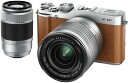 【5/9~16限定!最大4,000円OFF&5/5,5/10限定で最大P3倍】【中古】FUJIFILM デジタルカメラミラーレス一眼 X-M1ダブルズームレンズキット ブラウン F X-M1BW/1650/50230KIT(2)
