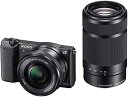 【中古】ソニー ミラーレス一眼 α5100 ダブルズームレンズキット E PZ 16-50mm F3.5-5.6 OSS + E 55-210mm ブラック ILCE-5100Y-B