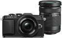 【7/19~26限定!最大4,000円OFF&7/25限定で最大P3倍】【中古】OLYMPUS PEN E-PL7 EZダブルズームキット ブラック ミラーレス...