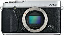 【中古】FUJIFILM ミラーレス一眼 X-E2 ボディ シルバー F FX-X-X-E2シルバー(2)