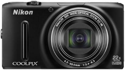 【中古】Nikon デジタルカメラ COOLPIX S9500 光学22倍ズーム Wi-Fi対応 マットブラック S9500BK