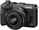 【7/19~26限定!最大4,000円OFF&7/25限定で最大P3倍】【中古】【アウトレット品】Canon ミラーレス一眼カメラ EOS M6 レンズキット(ブラック) EF-M15-45mm F3.5-6.3 IS STM 付属 EOSM6BK-1545ISSTMLK