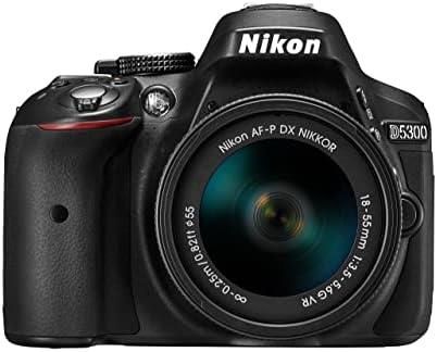 【中古】【アウトレット品】Nikon デジタル一眼レフカメラ D5300 AF-P 18-55 VR レンズキット ブラック D5300LKP18-55