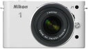 【中古】Nikon ミラーレス一眼カメラ Nikon 1 (ニコンワン) J1 (ジェイワン) 標準ズームレンズキット ホワイトN1 J1HLK WH