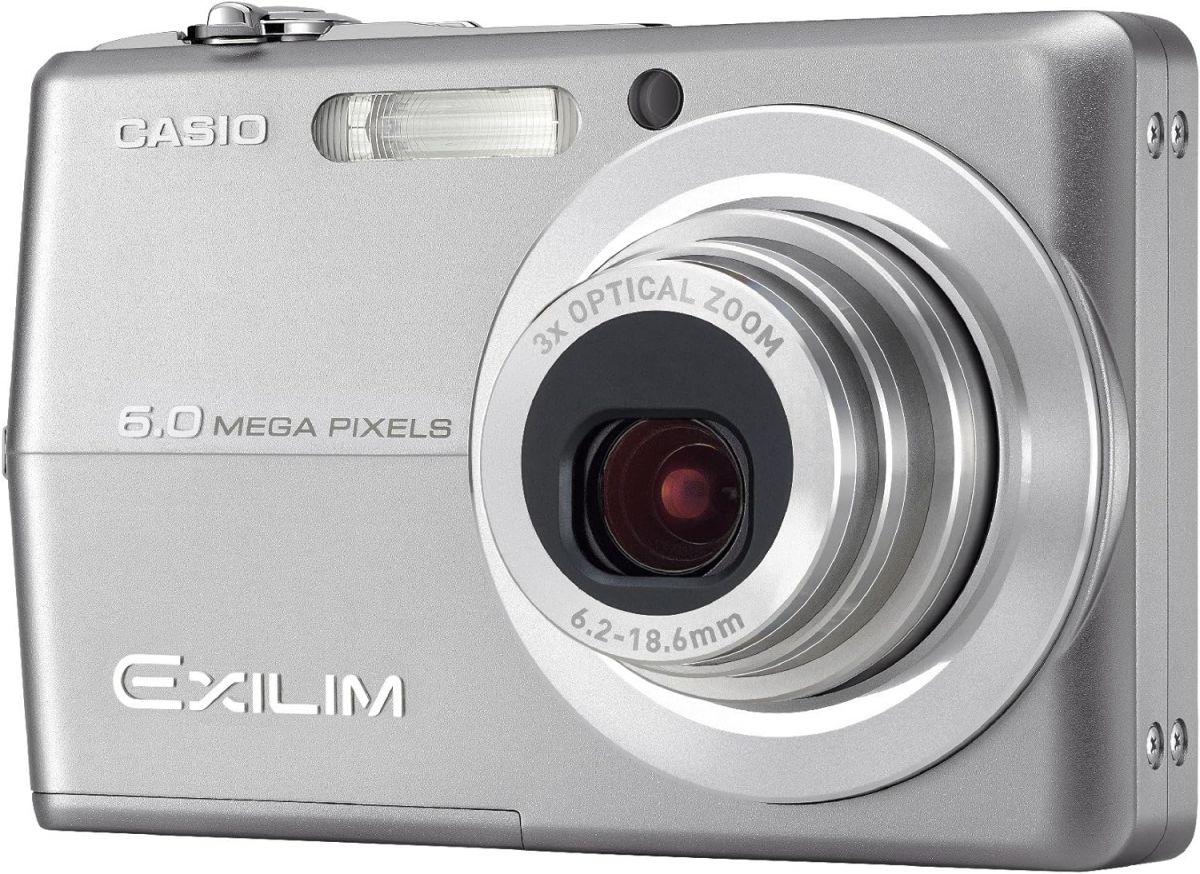 【中古】CASIO デジタルカメラ EXILIM ZOOM EX-Z600 シルバー