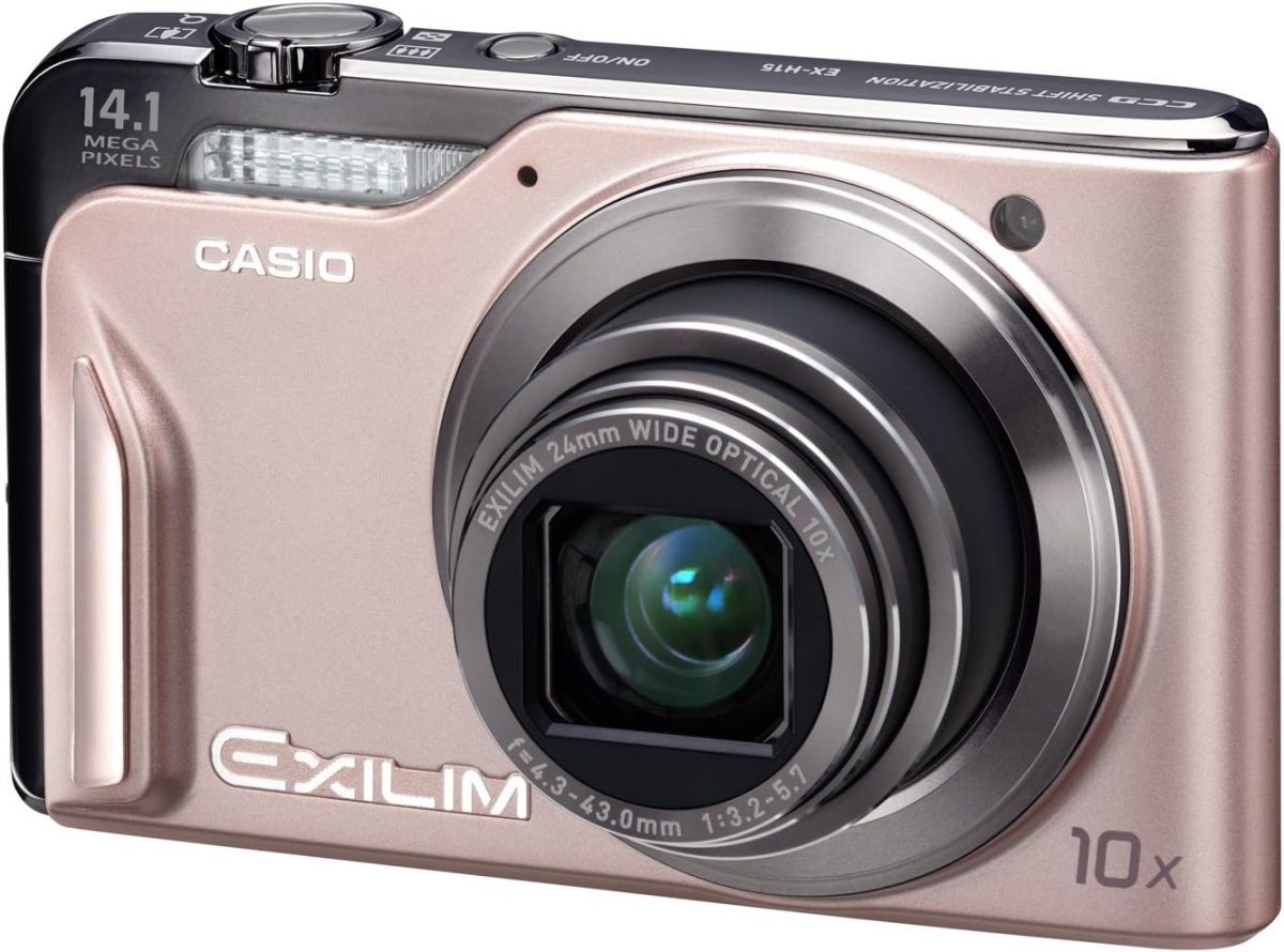 【中古】CASIO デジタルカメラ EXILIM EX-H15 ピンク EX-H15PK