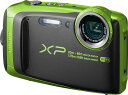 【中古】FUJIFILM デジタルカメラ XP120 ライム 防水 FX-XP120LM(2)