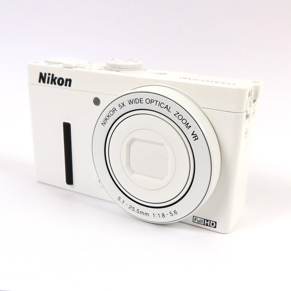 【中古】Nikon デジタルカメラ P340 開放F値1.8 1200万画素 ホワイト P340WH