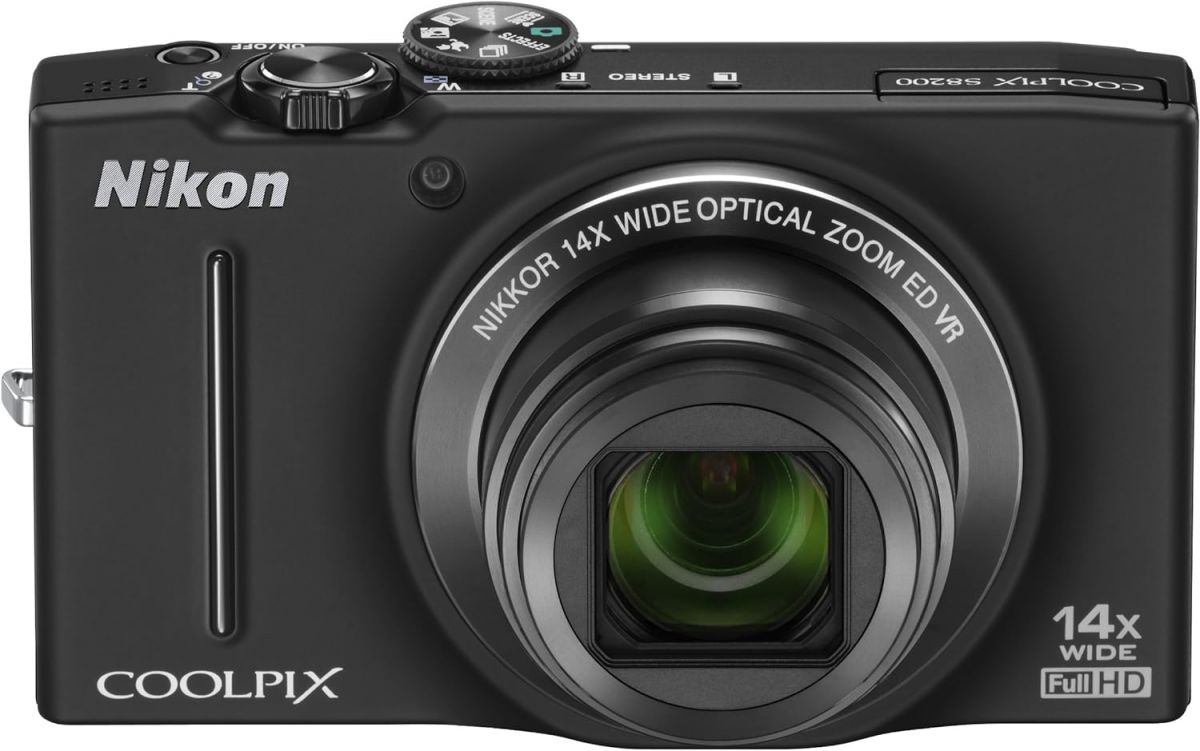 【中古】Nikon デジタルカメラ COOLPIX (クールピクス) S8200 ノーブルブラック S8200BK