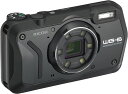 【中古】RICOH WG-6 ブラック 本格防水カメラ 20メートル防水 耐衝撃 防塵 耐寒 2000万画素 4K動画対応 高性能GPS内蔵 水中専用マーメードモード搭載 高性能GPS・電子コンパス内蔵 仕事に使える「CALSモード」搭載(2)