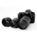 【中古】キヤノン Canon 5D Mark II 超望遠&単焦点スペシャルトリプルレンズセット 美品 CFカード付