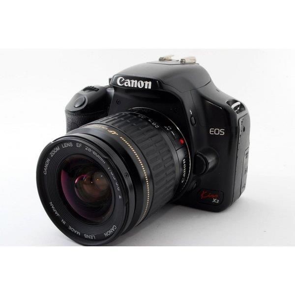 【6/1限定!全品P3倍】【中古】キヤノン Canon EOS Kiss X2 レンズセット 美品 SDカード付き