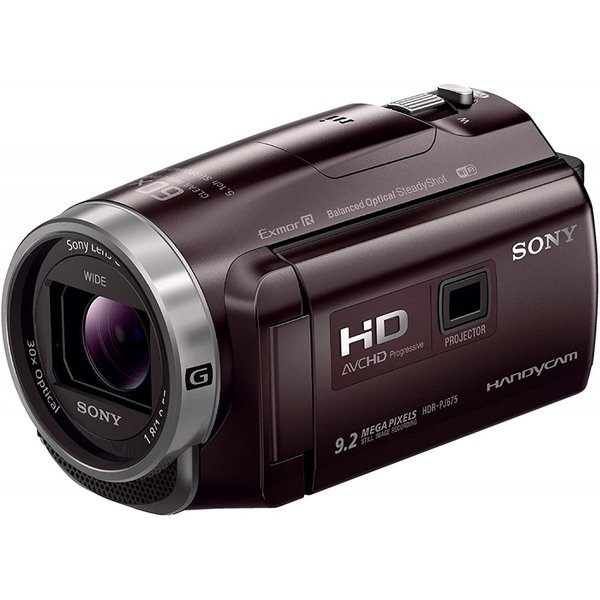 ソニー SONY ビデオカメラ Handycam 光学30倍 内蔵メモリー32GB ボルドーブラウン HDR-PJ675 TC