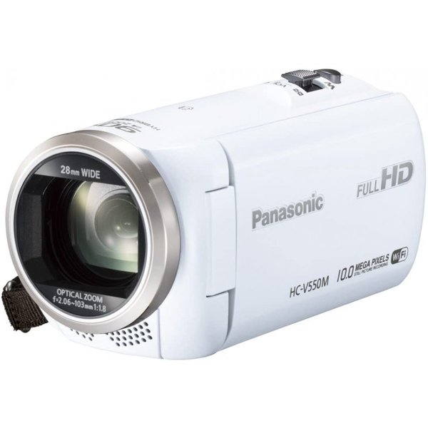 【3/21~3/27限定!最大4,000円OFF&3/25限定で最大P3倍】【中古】パナソニック Panasonic デジタルハイビジョンビデオカメラ 内蔵メモリー32GB ホワイト HC-V550M-W