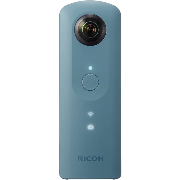 【6/4~6/11限定!最大4 000円OFF&6/5 6/10限定で最大P3倍】【中古】リコー RICOH 360度カメラ リコー RICOH THETA SC ブルー 全天球カメラ 910743